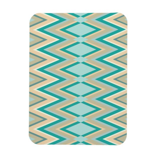 diagonaal zigzag-telefoons magneet (Verticaal)