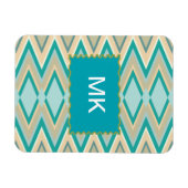 diagonaal zigzag-telefoons magneet (Horizontaal)