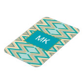 diagonaal zigzag-telefoons magneet (Linkerzijde)