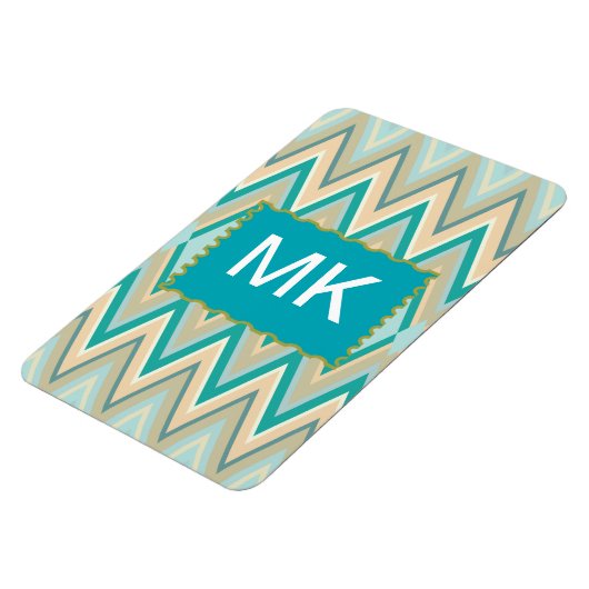 diagonaal zigzag-telefoons magneet (Linkerzijde)