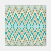 diagonaal zigzag-telefoons magneet (Voorkant)