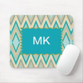 diagonaal zigzag-telefoons muismat (Met muis)