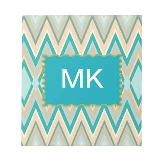 diagonaal zigzag-telefoons notitieblok (Voorkant)