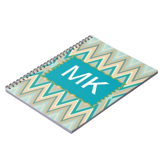 diagonaal zigzag-telefoons notitieboek (Linkerzijde)