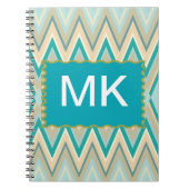 diagonaal zigzag-telefoons notitieboek (Voorkant)