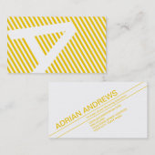 diagonaal zonnescherm visitekaartje (Voorkant / Achterkant)