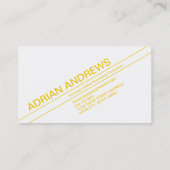 diagonaal zonnescherm visitekaartje (Achterkant)