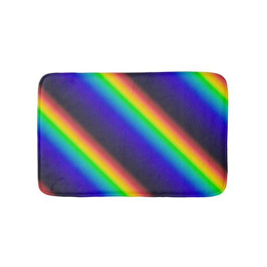 Diagonaal zonnespectrum badmat (Voorkant)