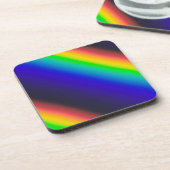 Diagonaal zonnespectrum bier onderzetter (Linkerzijde)