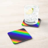Diagonaal zonnespectrum bier onderzetter (Rechterzijde)