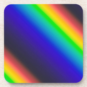 Diagonaal zonnespectrum bier onderzetter