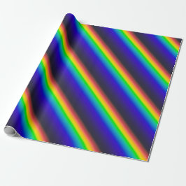 Diagonaal zonnespectrum cadeaupapier