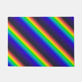 Diagonaal zonnespectrum deurmat