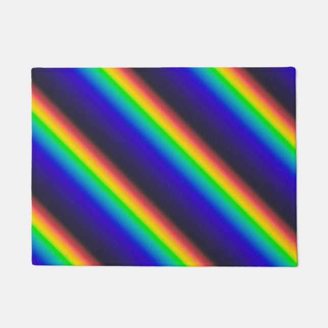 Diagonaal zonnespectrum deurmat (Voorkant)