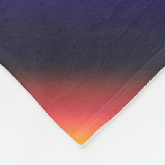 Diagonaal zonnespectrum fleece deken (Hoek)