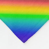 Diagonaal zonnespectrum fleece deken (Hoek)