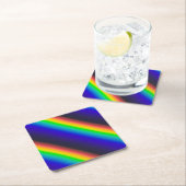 Diagonaal zonnespectrum kartonnen onderzetters (Insitu)