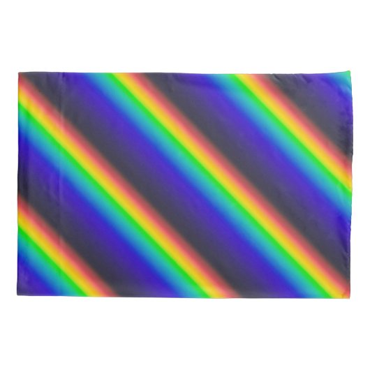 Diagonaal zonnespectrum kussensloop (Achterkant)
