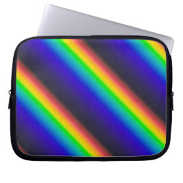 Diagonaal zonnespectrum laptop sleeve