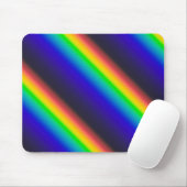 Diagonaal zonnespectrum muismat (Met muis)