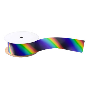 Diagonaal zonnespectrum satijnen lint