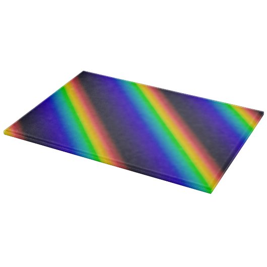 Diagonaal zonnespectrum snijplank (Hoek)