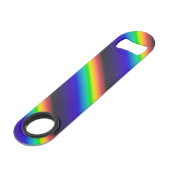 Diagonaal zonnespectrum speed flessenopener (Achterkant Gekanteld)