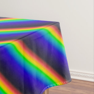 Diagonaal zonnespectrum tafelkleed