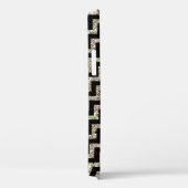 Diagonaal zwart Chevron Gold, persoonlijk Case-Mate iPhone Case (Achterkant / Rechts)