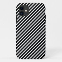DIAGONAAL ZWART-WIT ZEBRA STREPEN Appel
