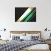 Diagonal Elegance Canvas Afdruk (Insitu (Slaapkamer))