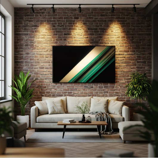 Diagonal Elegance Poster