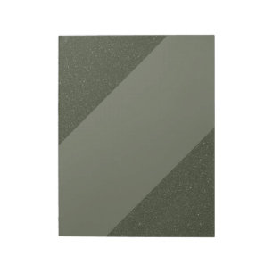 Diagonal Moss Green Notitieblok – ontwerp
