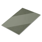Diagonal Moss Green Notitieblok – ontwerp (Schuin)