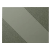 Diagonal Moss Green Notitieblok – ontwerp (Voorkant)
