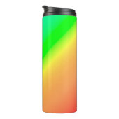 Diagonal Ombre Green Thermosbeker (Geroteerd rechts)