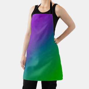 Diagonal Ombre Paars Green Schort