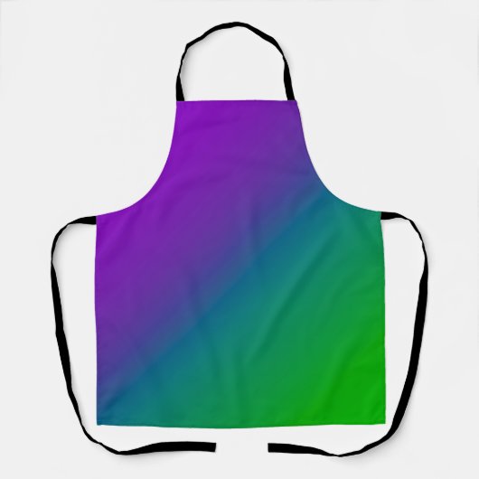 Diagonal Ombre Paars Green Schort (Voorkant)