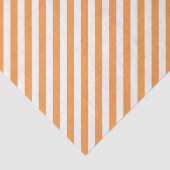 Diagonal orange and white stripes pattern tissuepapier (Detail)