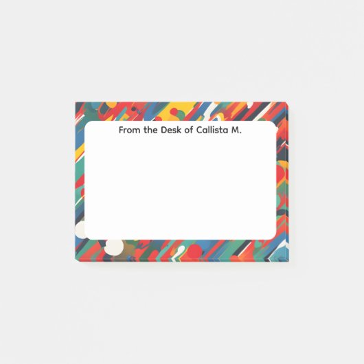 Diagonal Paint Splash Post-it® Notes (Voorkant)
