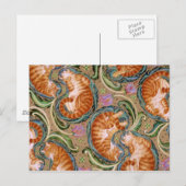 Diagonal Paisley Briefkaart (Voorkant / Achterkant)