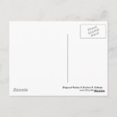 Diagonal Paisley Briefkaart (Achterkant)