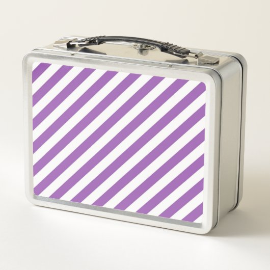 Diagonal purple and white stripes pattern (Achterkant)
