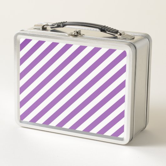 Diagonal purple and white stripes pattern (Voorkant)