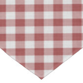 Diagonal Red Gingham Tafelkleed (Gekanteld)