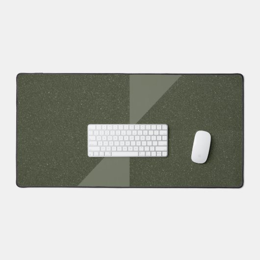 Diagonal Split Moss Green Desk Mat – (Keyboard & Muis)