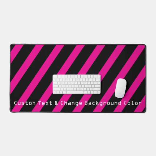 Diagonal Stripes and Technology Text Bureaumat (Keyboard & Muis)