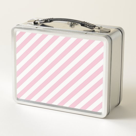 Diagonal white and pink stripes pattern (Achterkant)