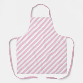 Diagonal white and pink stripes pattern schort