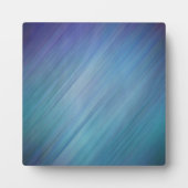 Diagonale Abstract Blauwe Regen Fotoplaat (Voorkant)